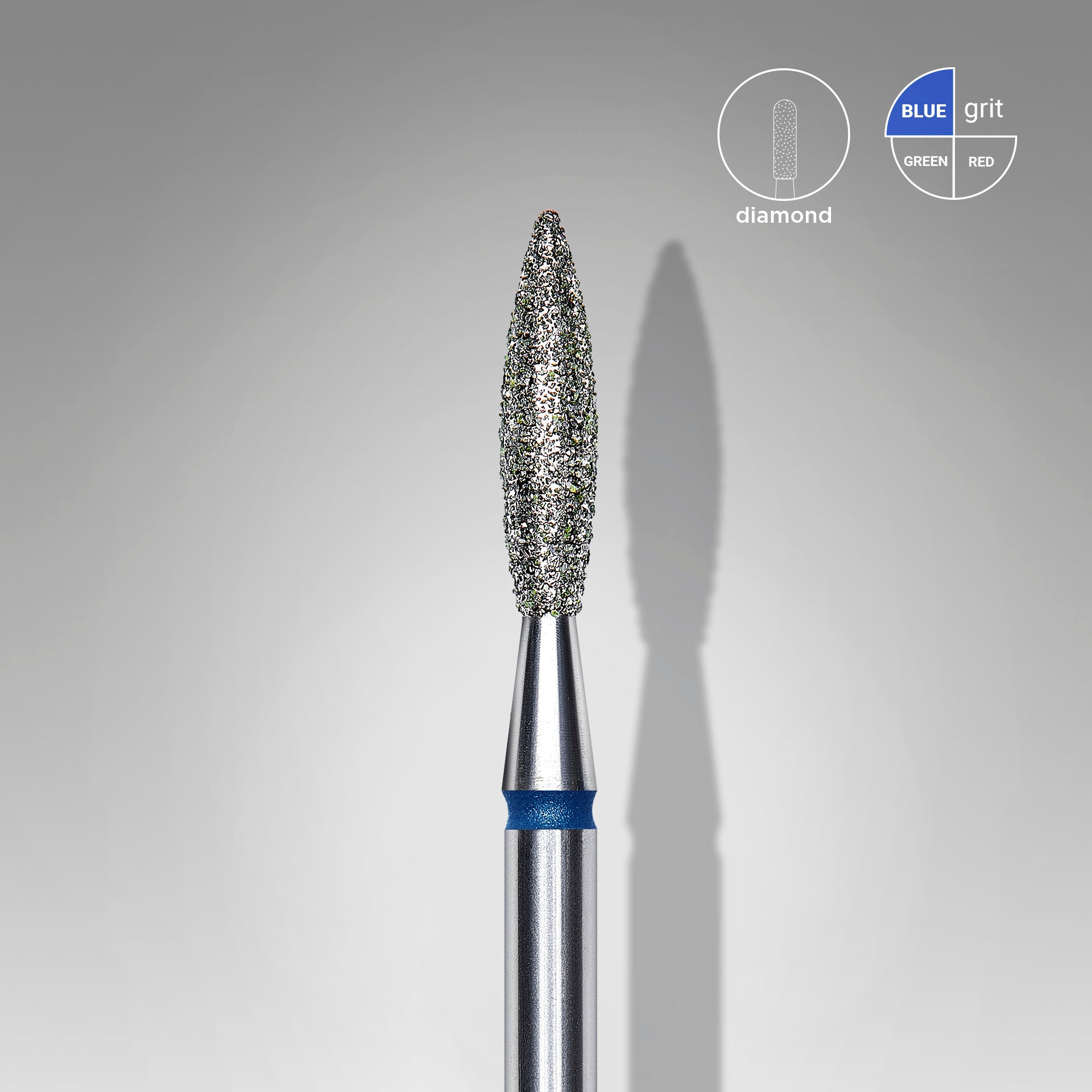 STALEKS Diamond Burr Bit Flame Blue EXPERT 2.3 mm (FA10B023/10)