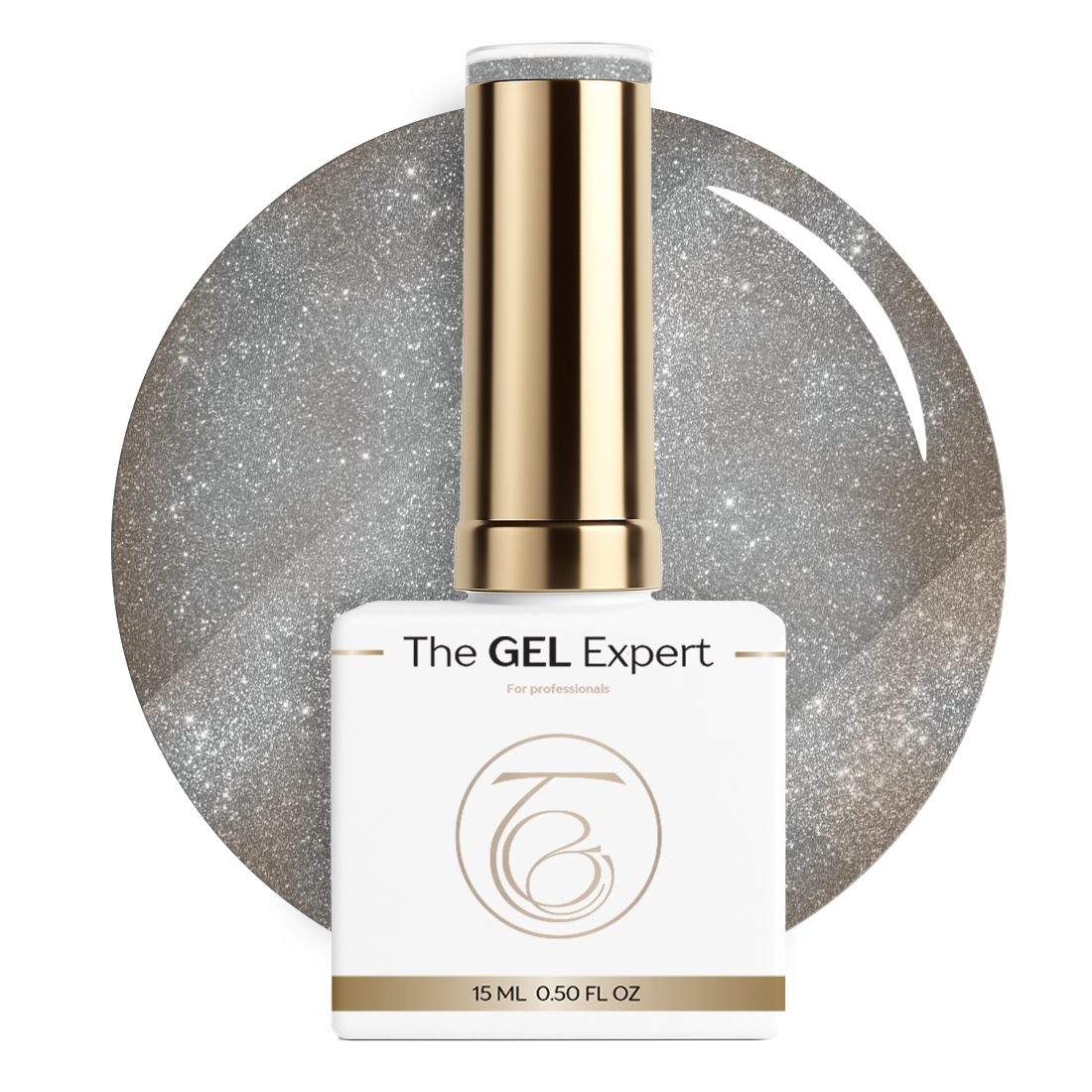 The Gel Expert Gelpolish - Funkelndes Silber