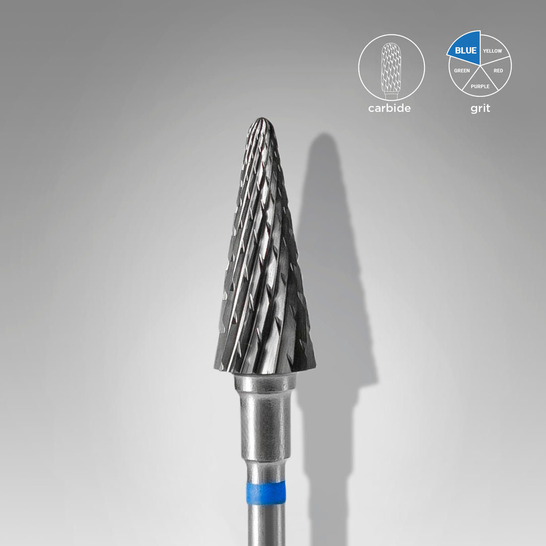 STALEKS Carbide Burr Bit Corn Blue EXPERT 6 mm (FT71B060/14)