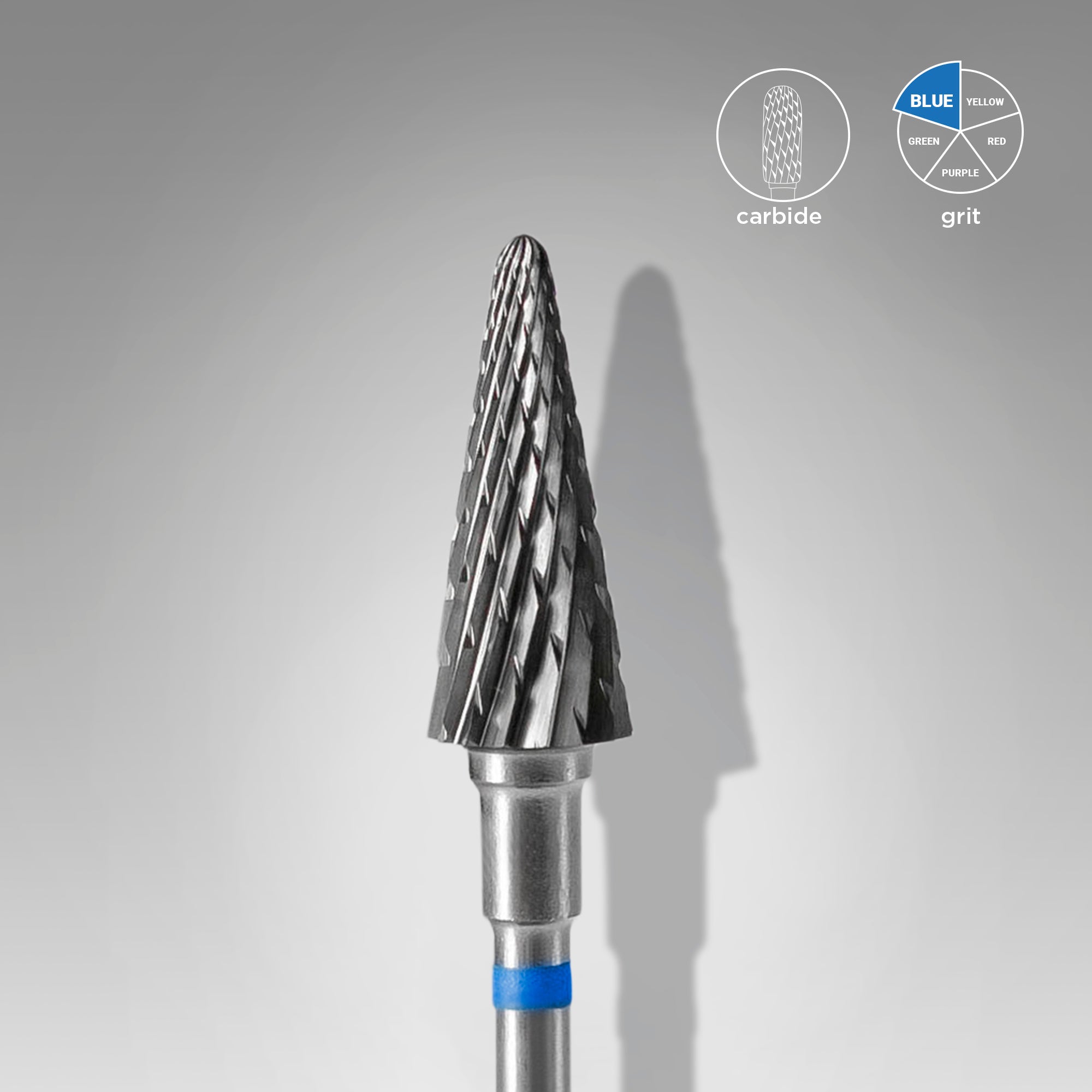 STALEKS Carbide Burr Bit Corn Blue EXPERT 6 mm (FT71B060/14)