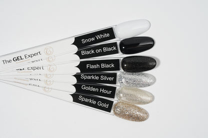 The Gel Expert Gel Polish - Black on Black