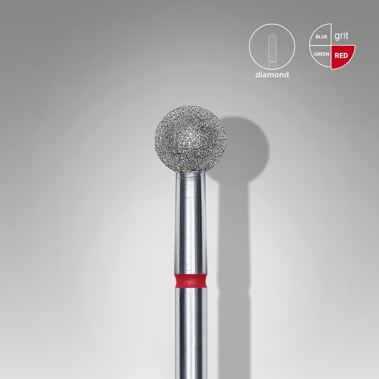 STALEKS Diamond Burr Ball red EXPERT 5 mm (FA01R050)