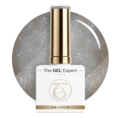 The Gel Expert Gelpolish - Funkelndes Silber
